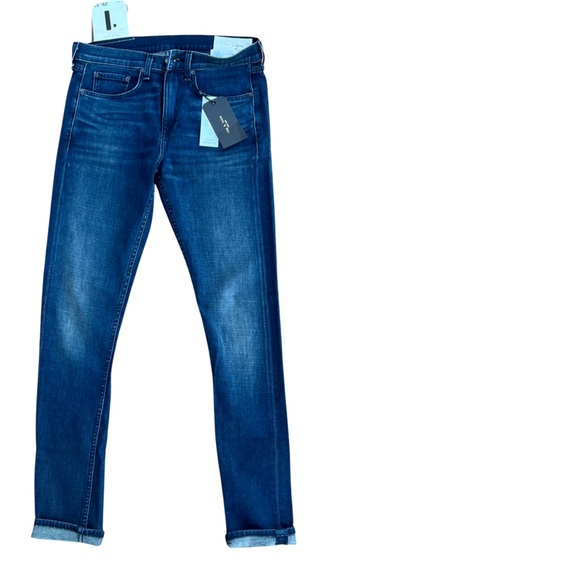 Rag & Bone Fit 1 Skinny Jeans in Marauder - Picture 8 of 11